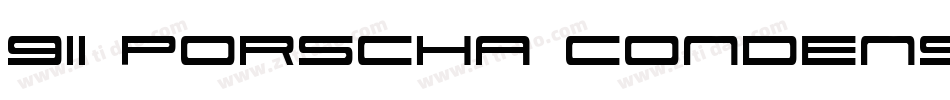 911 Porscha Condensed字体转换